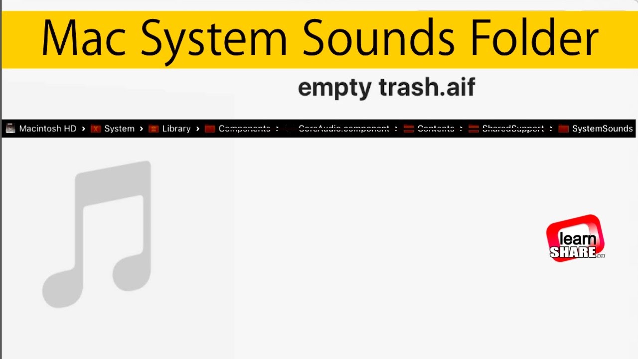 Read more about the article Find Sounds on Mac? Apple Mac System Sounds Folder Path Location
